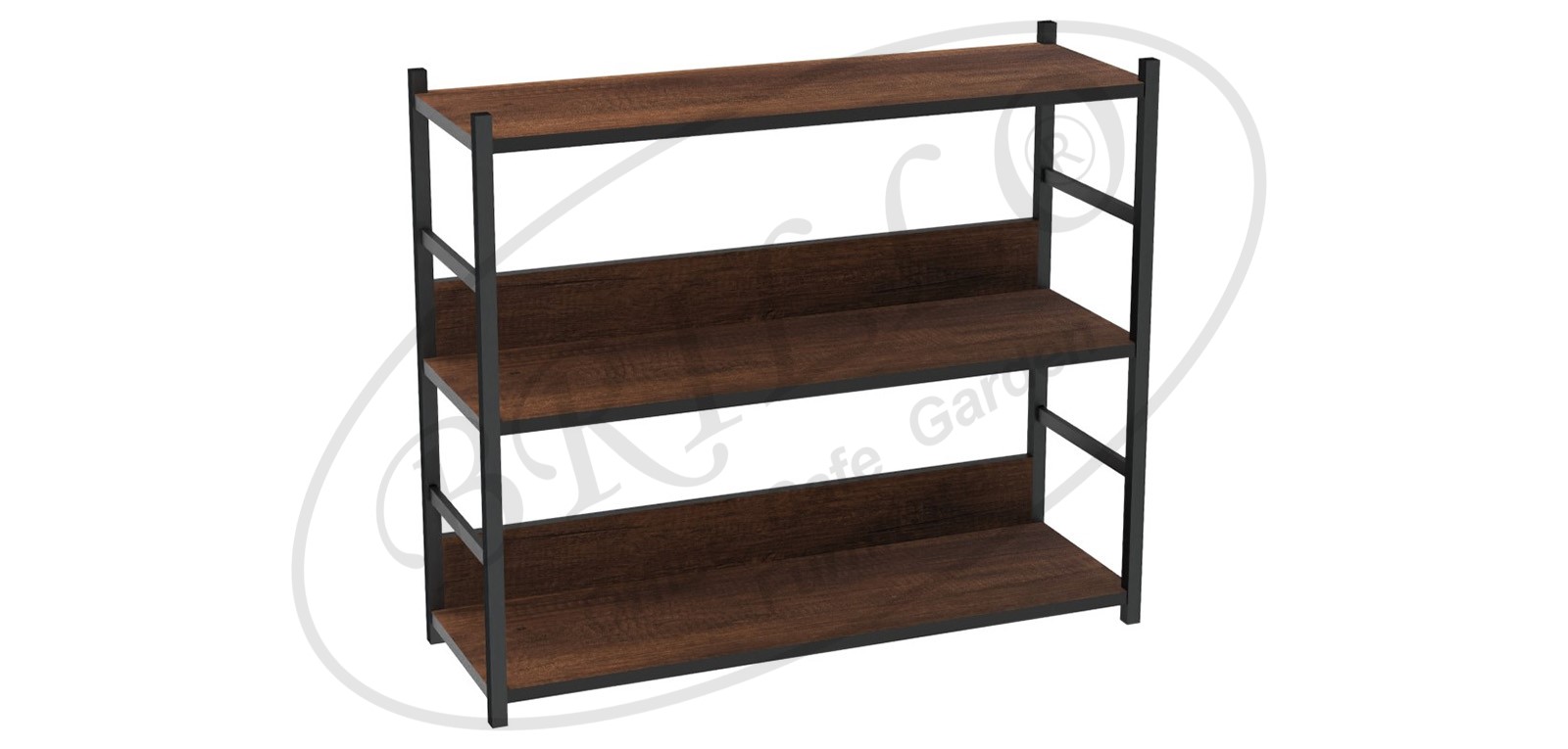 Toli 3'lü Bazalı Raf 90 cm