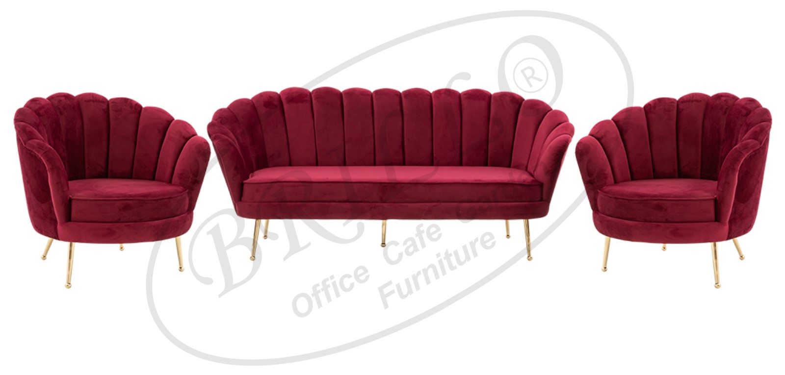 İstiridye Üçlü Oturma Grubu